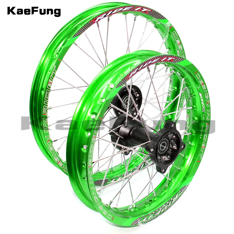 green 12mm 15mm Rear 1.85-14" inch Front 1.60-17" aluminium Alloy Wheel Rim For 160cc 150CC Dirt Pit bike 14 17 wheel
green 12mm 15mm Rear 1.85-14" inch Front 1.60-17" aluminium Alloy Wheel Rim For 160cc 150CC Dirt Pit bike 14 17 wheel