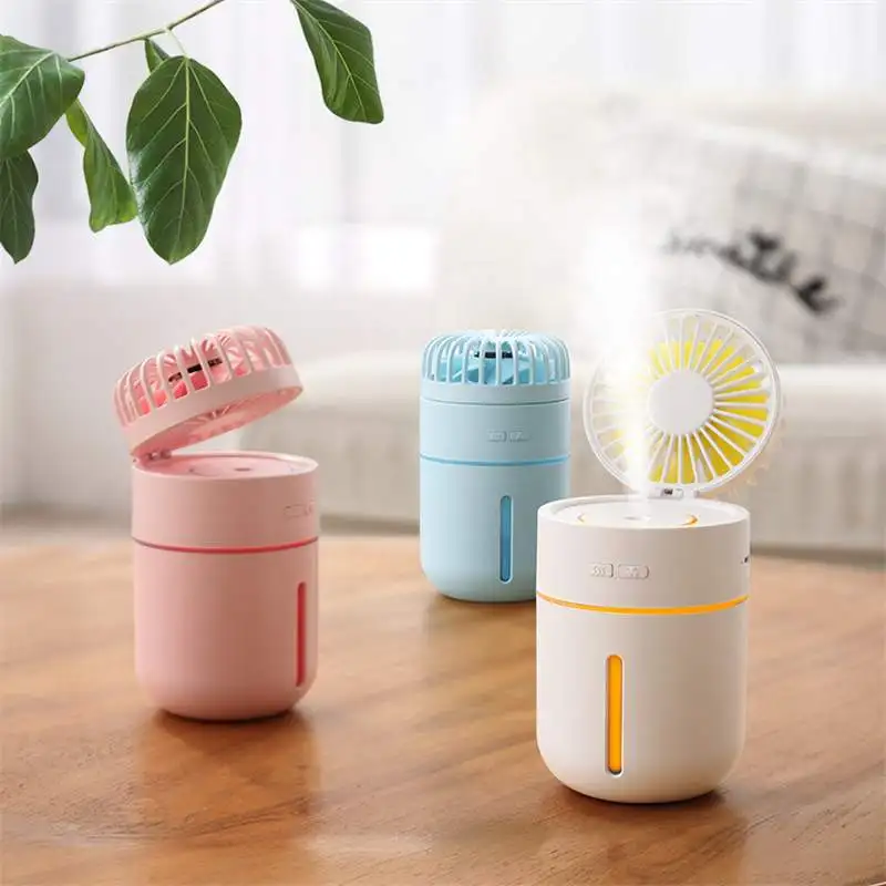 T9 Portable Creative Spray Humidifier Fan LED Light Fan 3 in 1 Handheld USB Mini Fans Summer Air Conditioning Cooler Office Desk
T9 Portable Creative Spray Humidifier Fan LED Light Fan 3 in 1 Handheld USB Mini Fans Summer Air Conditioning Cooler Office Desk