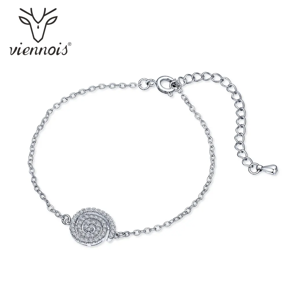 Viennois Korean Style Personality Trend Spiral Bracelet & Bangles for Women Cubic Zirconia Bracelet Jewelry Suitable for Summer
Viennois Korean Style Personality Trend Spiral Bracelet & Bangles for Women Cubic Zirconia Bracelet Jewelry Suitable for Summer