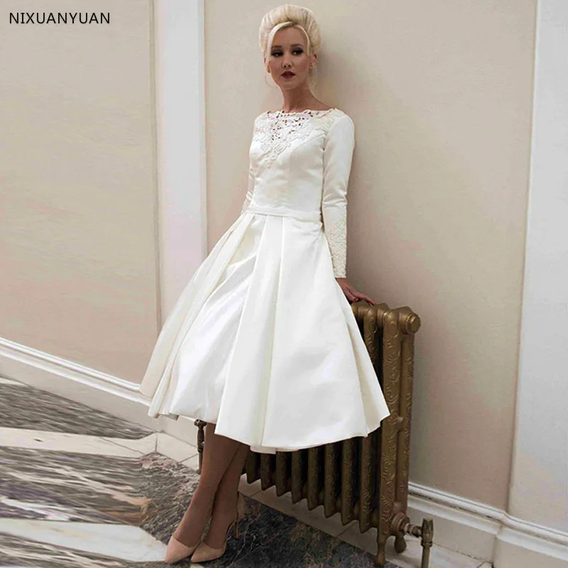 Vestido De Noiva Robe De Mariage вырез лодочкой с вырезом-лодочкой, с длинным рукавом свадебные платья 2021 дешевые короткие свадебные платья с пуговицами о...
Vestido De Noiva Robe De Mariage вырез лодочкой с вырезом-лодочкой, с длинным рукавом свадебные платья 2021 дешевые короткие свадебные платья с пуговицами о...