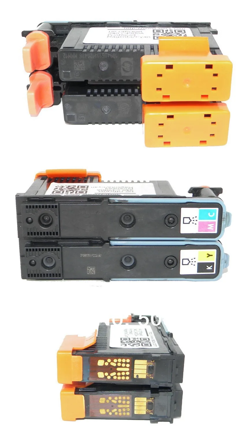 Print head 940 MAGENTA / CYAN BLACK / YELLOW PRINTHEAD C4900A C4901A for HP OfficeJet Pro 8500 8000
Print head 940 MAGENTA / CYAN BLACK / YELLOW PRINTHEAD C4900A C4901A for HP OfficeJet Pro 8500 8000