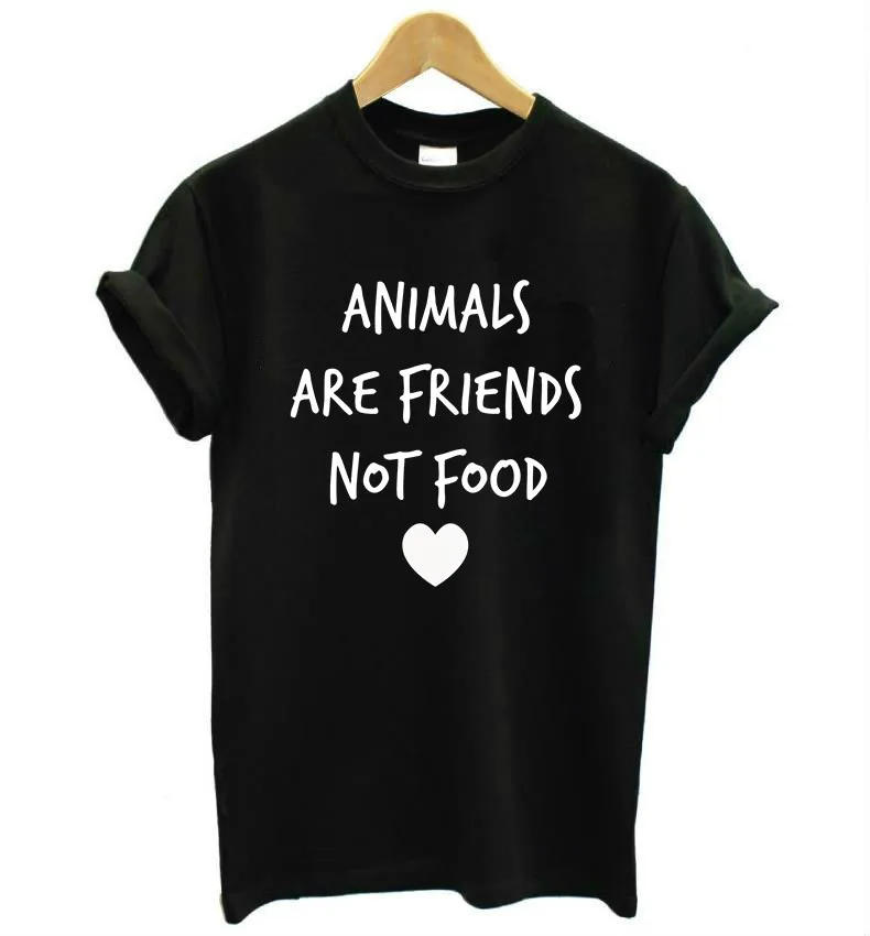 ANIMALS ARE FRIENDS not food Letters Print Women tshirt Cotton Casual Funny t shirts For Lady Top Tee Hipster Drop Ship F604
ANIMALS ARE FRIENDS not food Letters Print Women tshirt Cotton Casual Funny t shirts For Lady Top Tee Hipster Drop Ship F604