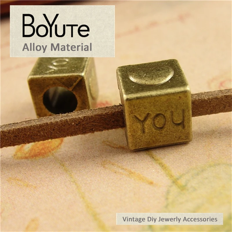 BoYuTe (50 Pieces/Lot) 9*8*8MM Antique Bronze Silver Plated Perforation Love Hole Beads Diy Jewelry Making Findings
BoYuTe (50 Pieces/Lot) 9*8*8MM Antique Bronze Silver Plated Perforation Love Hole Beads Diy Jewelry Making Findings