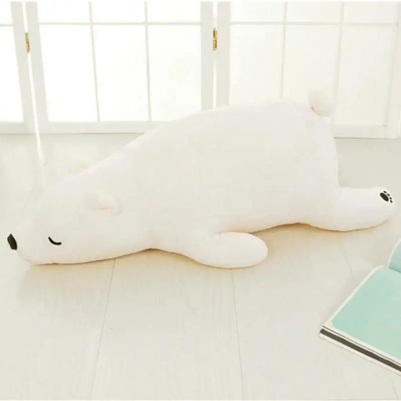 55/75cm Polar Bear Animals Doll Pillow Plush Toys Stuffed Plush Toy elasticity Children Creative Sleeping Polar Bear Pillow
55/75cm Polar Bear Animals Doll Pillow Plush Toys Stuffed Plush Toy elasticity Children Creative Sleeping Polar Bear Pillow