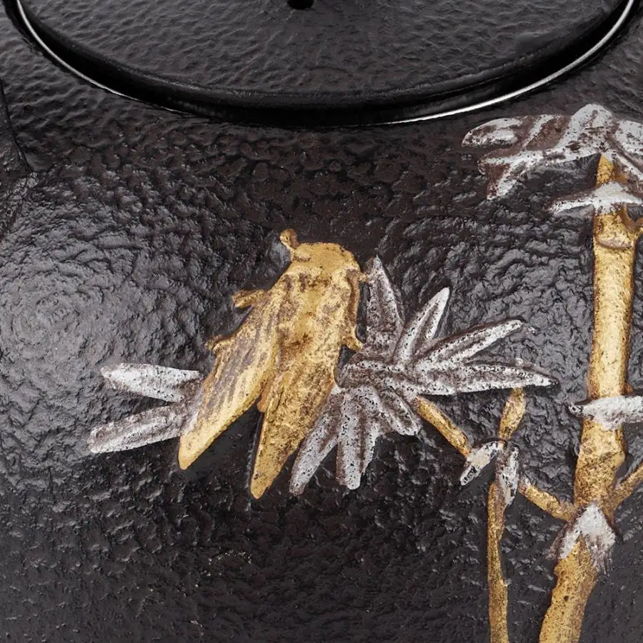 TOPINCN Milk Oolong Tea Cast Iron Tea Pot Bamboo Cicada Kettle Teapot Drinkware Iron Teapot Tea Set Da Hong Pao Tea Infuser
TOPINCN Milk Oolong Tea Cast Iron Tea Pot Bamboo Cicada Kettle Teapot Drinkware Iron Teapot Tea Set Da Hong Pao Tea Infuser