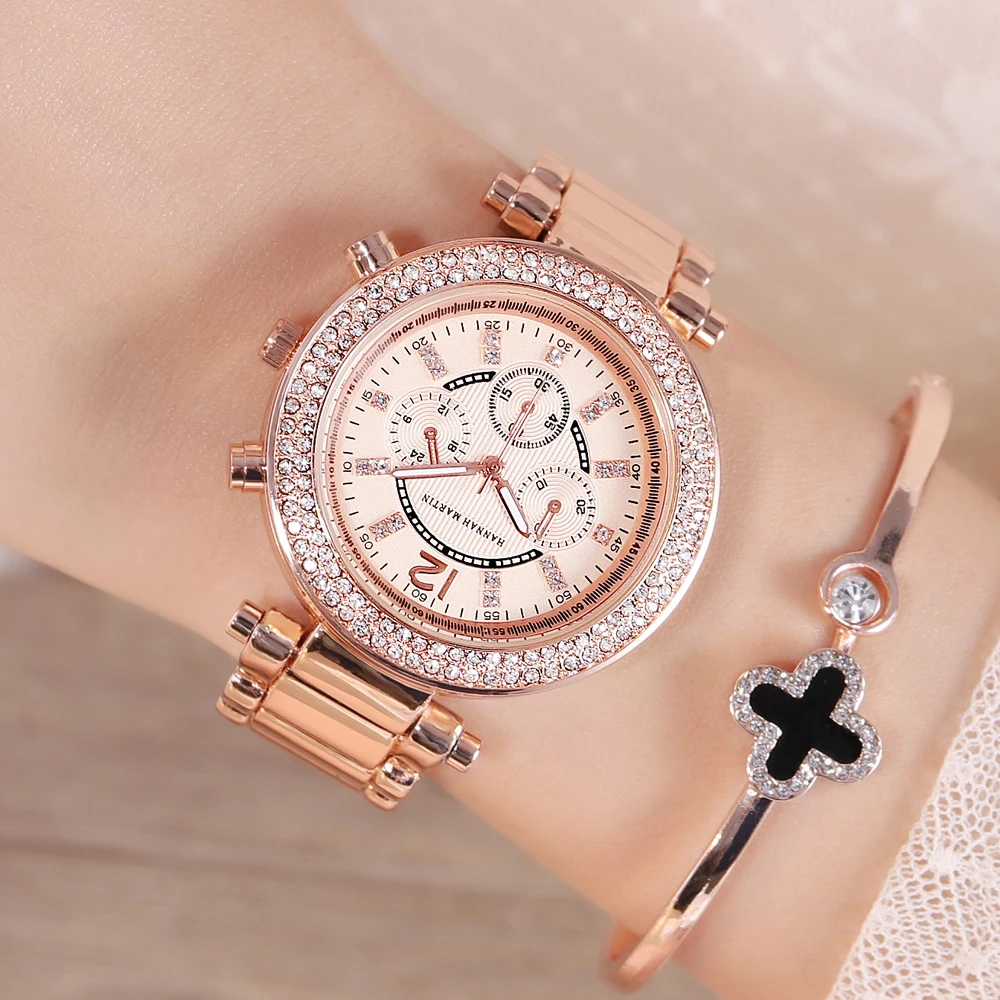 Luxury Watch Women Rose Gold Quartz Watches For Women Diamond Waterproof Chronograph Fashion Metal Wristwatch Ladies Reloj Mujer
Luxury Watch Women Rose Gold Quartz Watches For Women Diamond Waterproof Chronograph Fashion Metal Wristwatch Ladies Reloj Mujer