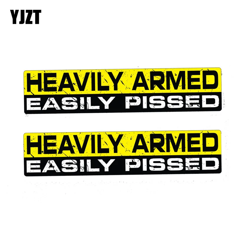 YJZT 2x19 см * 4,3 см забавные сильно вооруженные легко Бешеные ПВХ автомобильные наклейки 12-0066
YJZT 2x19 см * 4,3 см забавные сильно вооруженные легко Бешеные ПВХ автомобильные наклейки 12-0066