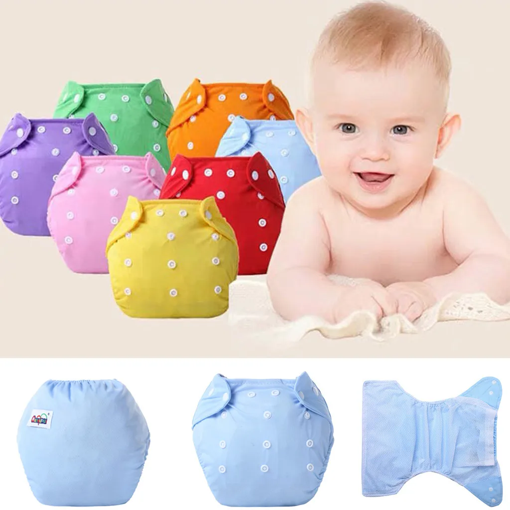 Multi-colored 1 Pcs Adjustable Reusable Baby Infant Cloth Diapers Soft Covers Boys Girls Washable Adjustable One Size Fraldas
Multi-colored 1 Pcs Adjustable Reusable Baby Infant Cloth Diapers Soft Covers Boys Girls Washable Adjustable One Size Fraldas