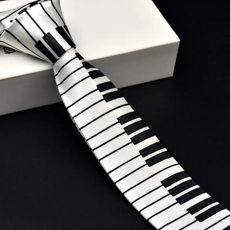New Men's Black & White Piano Keyboard Necktie Tie Classic Slim fashion Skinny Music Tie F05
New Men's Black & White Piano Keyboard Necktie Tie Classic Slim fashion Skinny Music Tie F05