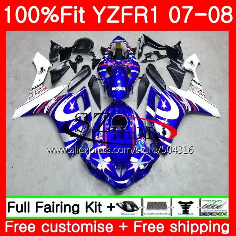 Инъекционные боди для YAMAHA YZF R1 YZF 1000 R 1 07 08 64SH2 YZF1000 YZFR1 07 08 YZF-1000 2007 2008 обтекатель верхняя синяя белая
Инъекционные боди для YAMAHA YZF R1 YZF 1000 R 1 07 08 64SH2 YZF1000 YZFR1 07 08 YZF-1000 2007 2008 обтекатель верхняя синяя белая
