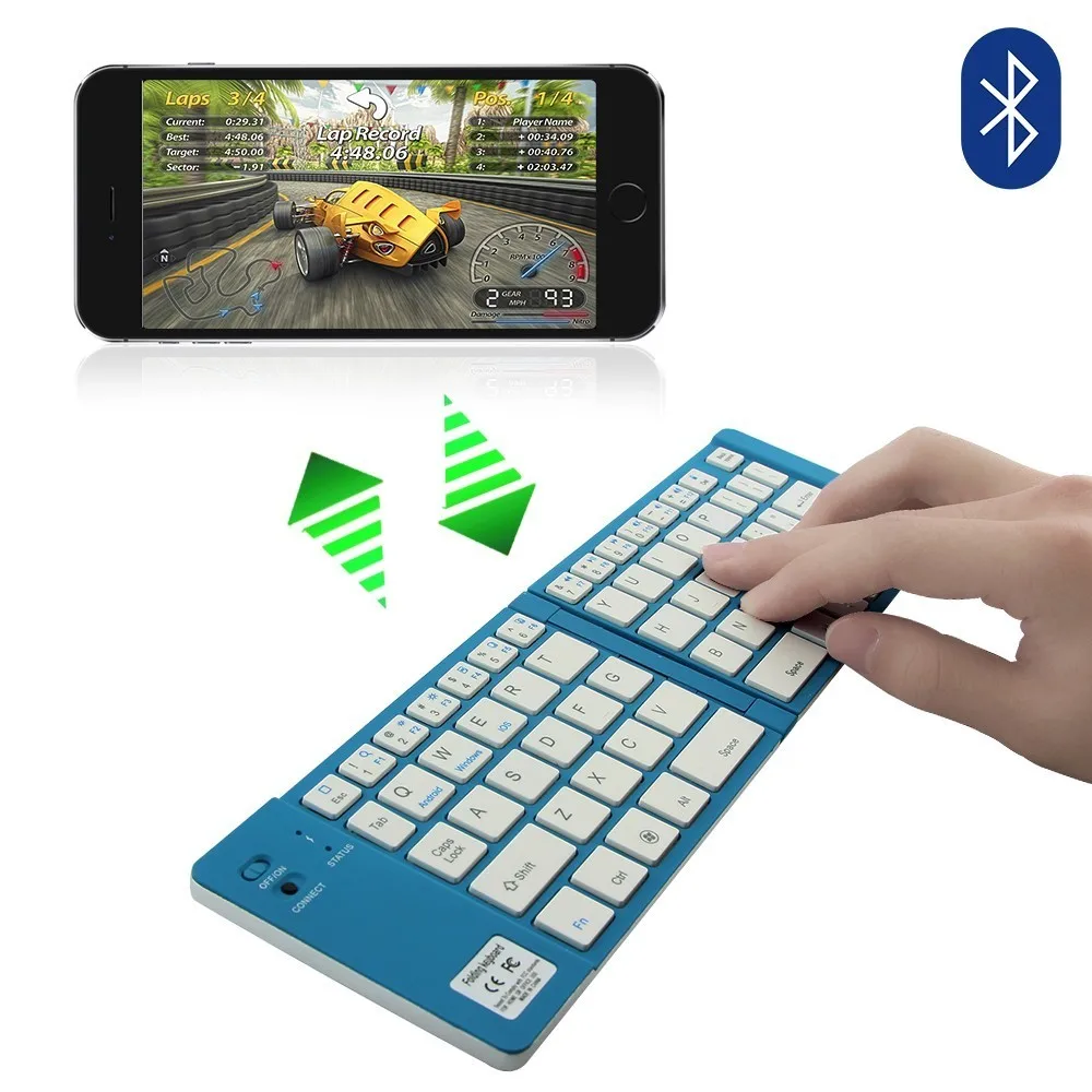 CHYI Office Bluetooth Keyboard 3.0 Foldable Ultra Slim Wireless Keybord Mini Ergonomic Gaming Keypad For Windows Android Keycaps
CHYI Office Bluetooth Keyboard 3.0 Foldable Ultra Slim Wireless Keybord Mini Ergonomic Gaming Keypad For Windows Android Keycaps