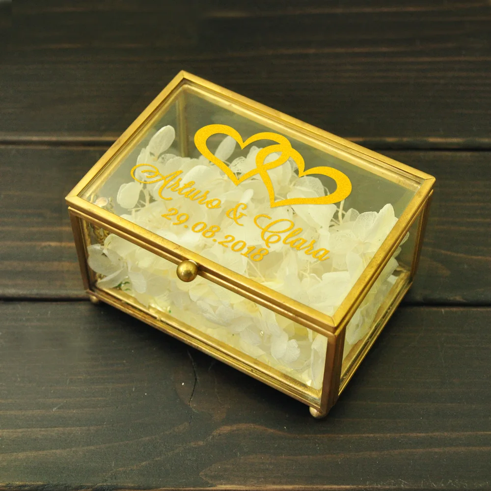 Personalized Glass Jewelry Box Bridesmaid Proposal Gift Box Gold Rimmed Jewelry Display Box Custom with hearts
Personalized Glass Jewelry Box Bridesmaid Proposal Gift Box Gold Rimmed Jewelry Display Box Custom with hearts