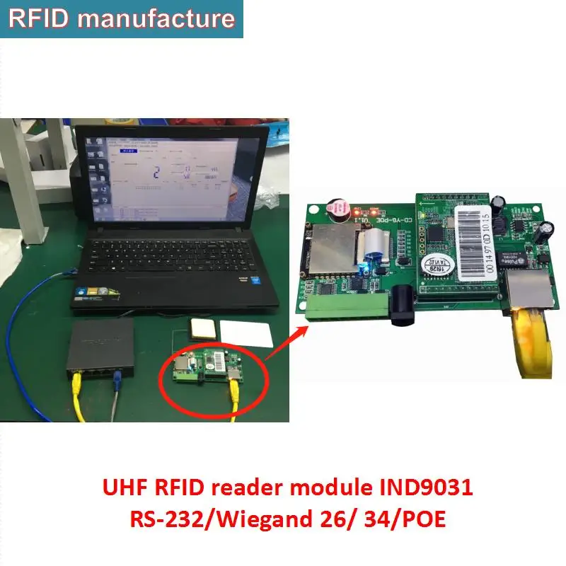 

Long distance uhf rfid reader module with free SDK support RS232/Wiegand 26/34 TCP/IP mutiple interface+tag sample