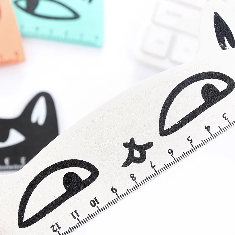 Korean Creative Stationery Cat Style Wooden Ruler 15cm
Korean Creative Stationery Cat Style Wooden Ruler 15cm