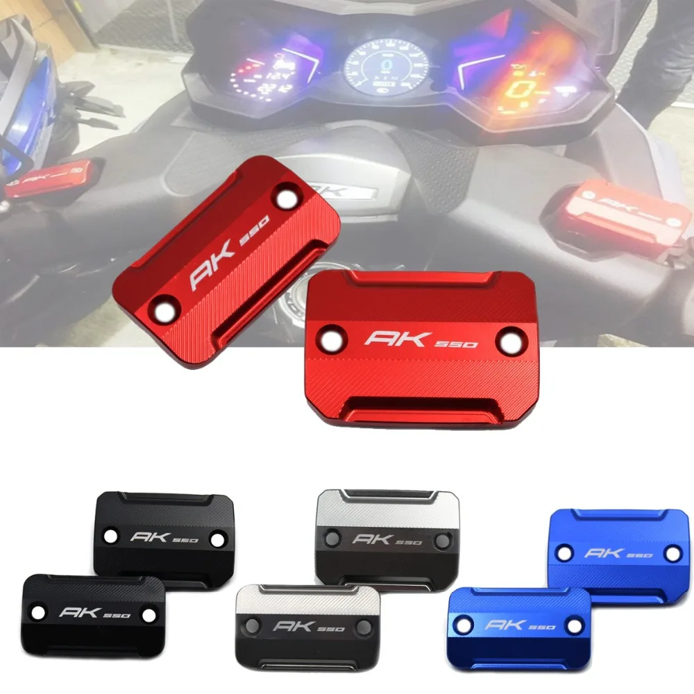 One Pair CNC LOGO Front Brake Fluid Reservoir Cover caps Front Brake Reservoir Cover Cap for KYMCO AK550 KYMCO AK 550 2017 2018
One Pair CNC LOGO Front Brake Fluid Reservoir Cover caps Front Brake Reservoir Cover Cap for KYMCO AK550 KYMCO AK 550 2017 2018