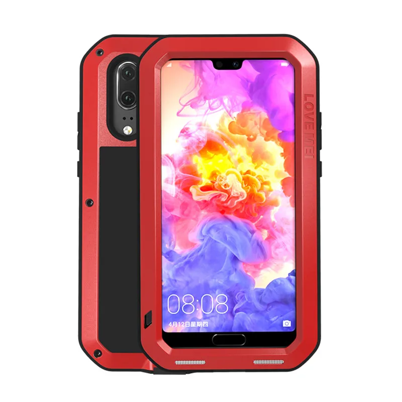 Алюминиевый чехол для HUAWEI P20 Pro Чехлы мощный металлический ударопрочный с полным