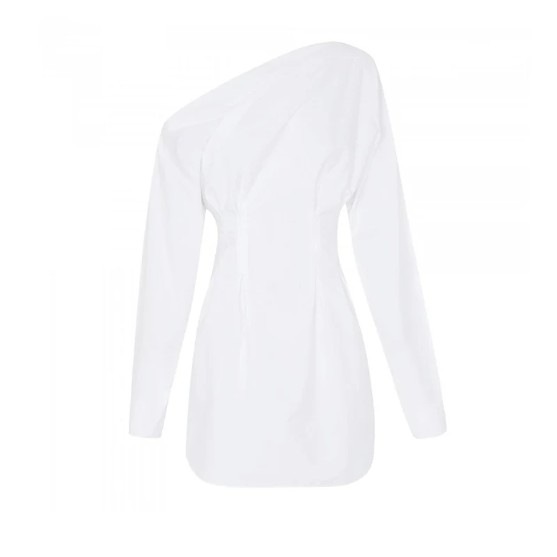 OXANT Tunic Dress For Women Slash Neck Off Shoulder Long Sleeve High Waist White Mini Dresses Female Summer Clothing
OXANT Tunic Dress For Women Slash Neck Off Shoulder Long Sleeve High Waist White Mini Dresses Female Summer Clothing