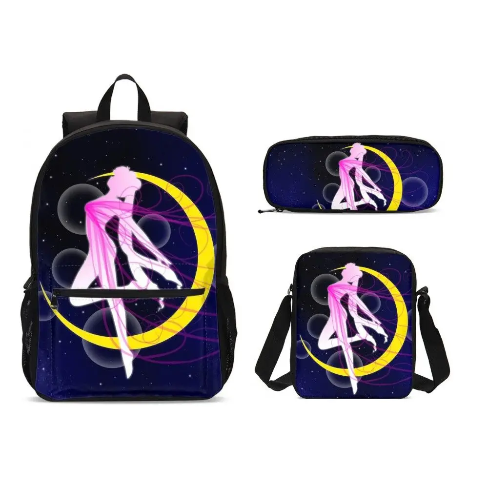 3pcs Set Sailor Moon Anime Print Design Man Women Kids School Backpack Sing Bag Pen Bag Mujer Bolsa Escolar Mochila Funny Pack
3pcs Set Sailor Moon Anime Print Design Man Women Kids School Backpack Sing Bag Pen Bag Mujer Bolsa Escolar Mochila Funny Pack