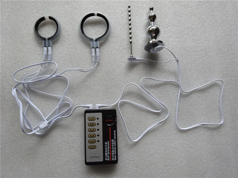 Фото SM Электрический шок игрушки для мужчин Фаллус стимулятор Gays - купить