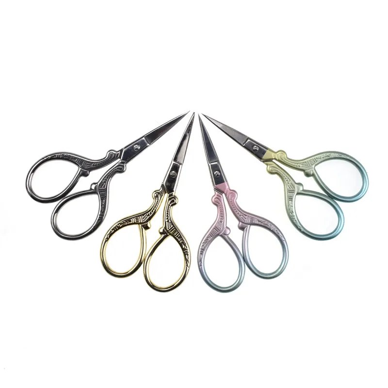 KOKNIT 4 Colors Vintage Tailor Scissors Small Cross Stitch Embroidery Scissors Women Tailors Handcraft Scissors DIY Tools
KOKNIT 4 Colors Vintage Tailor Scissors Small Cross Stitch Embroidery Scissors Women Tailors Handcraft Scissors DIY Tools