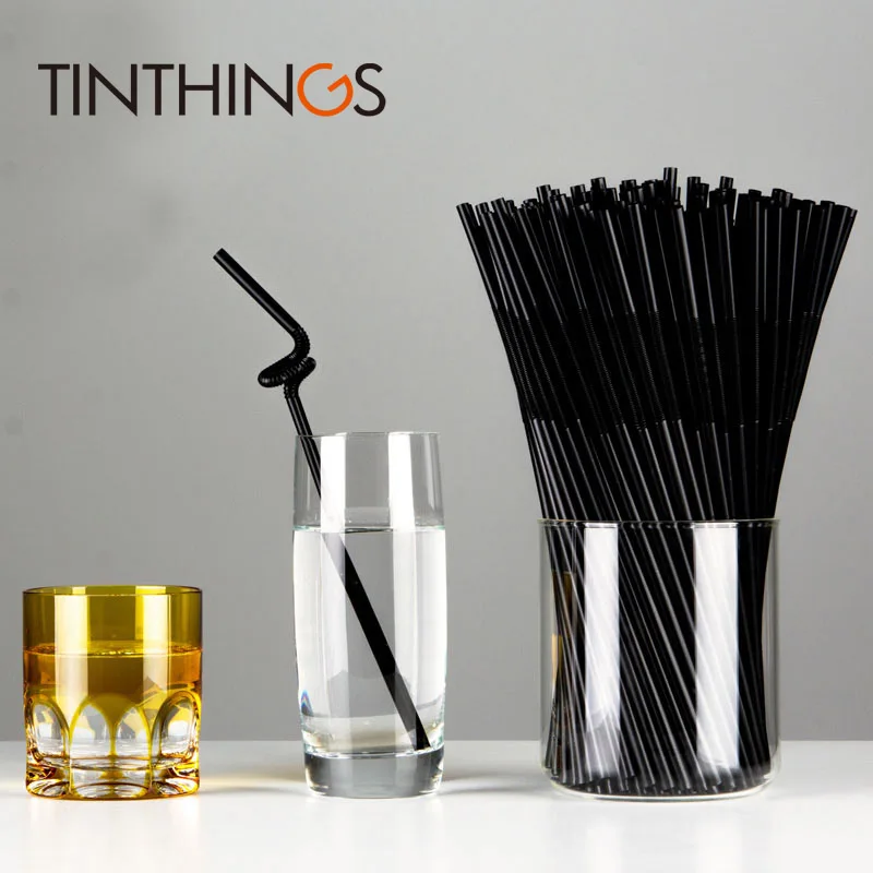 100 Pcs Disposable Plastic Straws black Flexible Wine juice drinking straw Kids Birthday Wedding Supplies Store
100 Pcs Disposable Plastic Straws black Flexible Wine juice drinking straw Kids Birthday Wedding Supplies Store