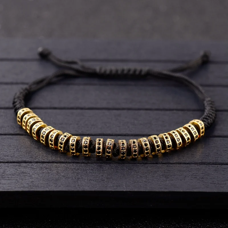 DOUVEI Luxury Handmade Black Zircon Copper Braided Bracelets Men Cubic Micro Pave CZ Charm Beads Macrame Bracelet Gift AB1288
DOUVEI Luxury Handmade Black Zircon Copper Braided Bracelets Men Cubic Micro Pave CZ Charm Beads Macrame Bracelet Gift AB1288