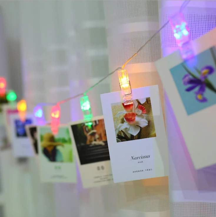 1 Piece Clip Led String Light Wedding Decoration Starry Photo Holder String Light Birthday Party Christmas Decor Battery Powered
1 Piece Clip Led String Light Wedding Decoration Starry Photo Holder String Light Birthday Party Christmas Decor Battery Powered