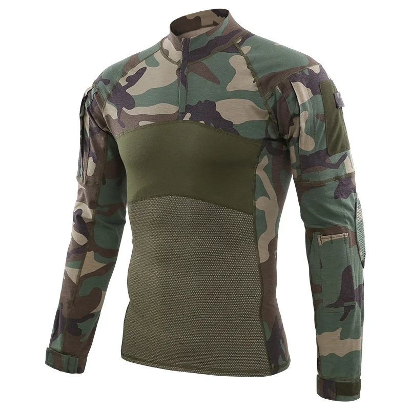 HAN WILD Men Summer Tactical T-shirt Navy Combat T Shirt Long Sleeve Military Shirt Rip-stop Paintball Camouflage Clothing
HAN WILD Men Summer Tactical T-shirt Navy Combat T Shirt Long Sleeve Military Shirt Rip-stop Paintball Camouflage Clothing