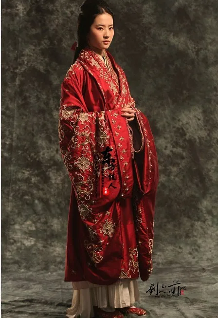 Extravagent Luxurious Traditional Hanfu Costume Red Wedding Bride Costume TV Play Tong Que Tai The Assassins
Extravagent Luxurious Traditional Hanfu Costume Red Wedding Bride Costume TV Play Tong Que Tai The Assassins