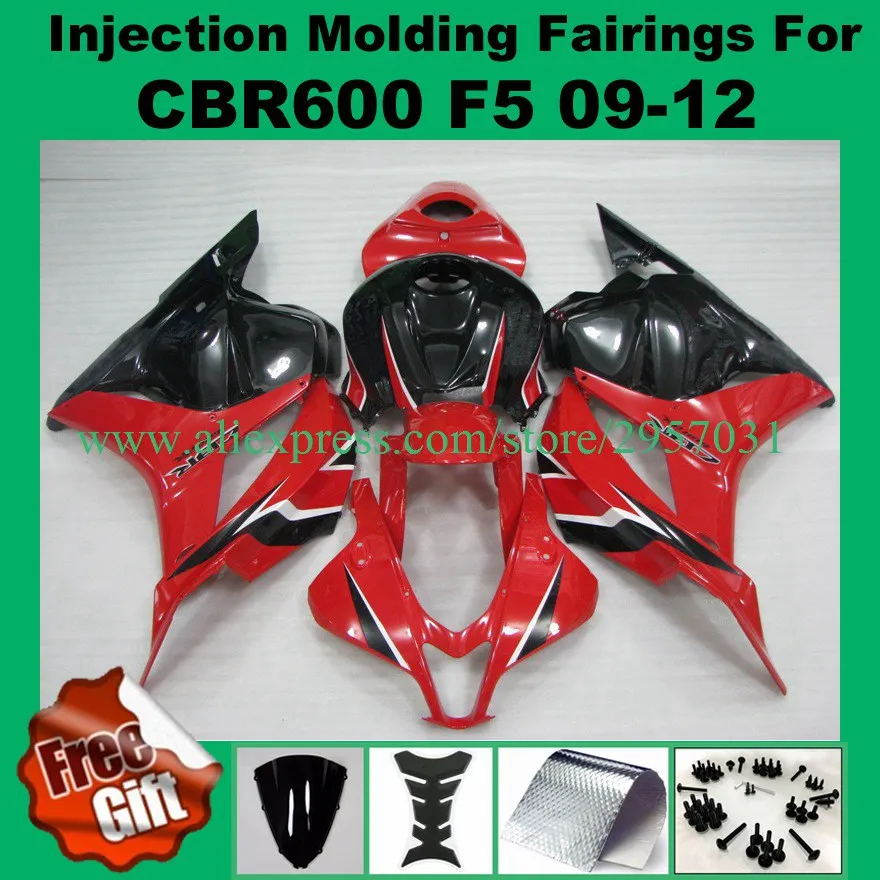 Free screws+gifts Injection ABS Black Red Motorcycle Fairing Kit For Honda CBR600RR F5 2009 2010 2011 2012 12 D48769
Free screws+gifts Injection ABS Black Red Motorcycle Fairing Kit For Honda CBR600RR F5 2009 2010 2011 2012 12 D48769