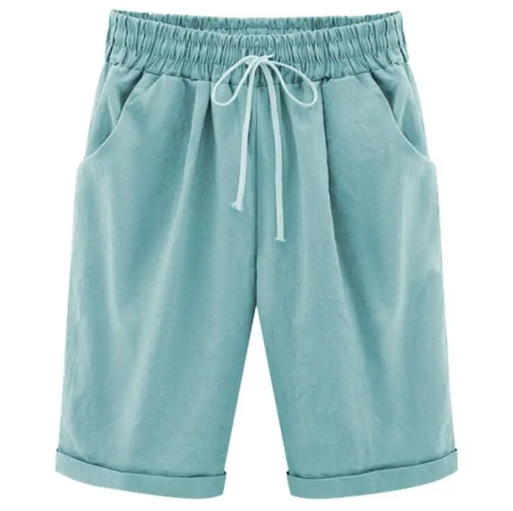 2019 Summer Women Solid Color Shorts Casual Sport Shorts Elastic Waist Cotton Knee Length Pants Plus Size 6XL
2019 Summer Women Solid Color Shorts Casual Sport Shorts Elastic Waist Cotton Knee Length Pants Plus Size 6XL