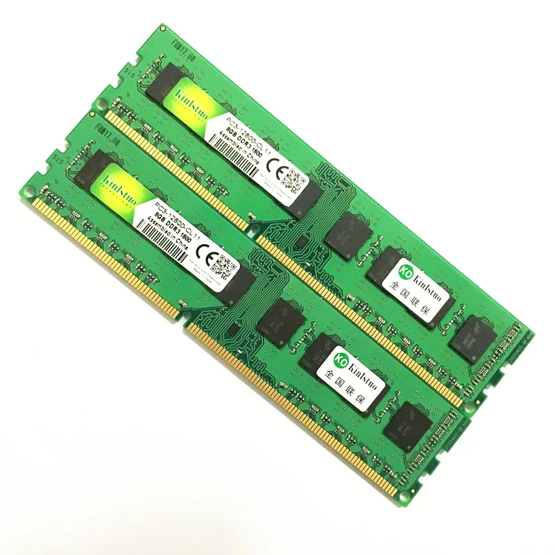 Фото Оперативная память Kinlstuo 2017 DDR3 1600 / PC3 12800 2 ГБ 4 8 ОЗУ для настольного компьютера