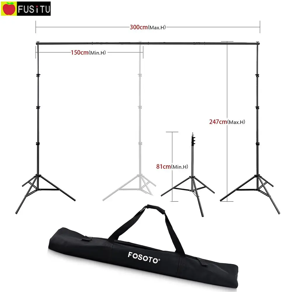 Фоторамка Fusitu 2,6*3 м, система поддержки фона, подставка для фотостудии, фоторамка с сумкой для переноски
Фоторамка Fusitu 2,6*3 м, система поддержки фона, подставка для фотостудии, фоторамка с сумкой для переноски