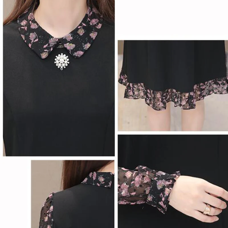 elegant Floral Chiffon dress 2019 Spring Vintage Long sleeve Large size O-Neck dress women summer fashion Zippers A-Line dress
elegant Floral Chiffon dress 2019 Spring Vintage Long sleeve Large size O-Neck dress women summer fashion Zippers A-Line dress