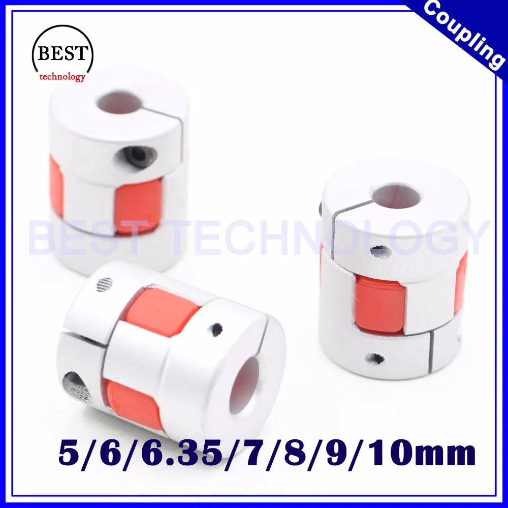 3pcs Plum coupling D=25mm L=30mm Jaw Flexible Coupling Spider Coupler Inner hole 6.35 to 10 mm 5 / 6 / 6.35 / 7 / 8 / 9 / 10
3pcs Plum coupling D=25mm L=30mm Jaw Flexible Coupling Spider Coupler Inner hole 6.35 to 10 mm 5 / 6 / 6.35 / 7 / 8 / 9 / 10