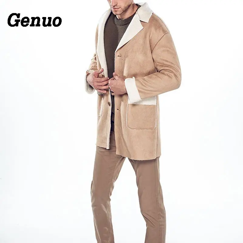 Genuo Men Winter Jackets Parka Men Thick Warm Trench Coat Men Autumn Outerwear Button Fleece Patchwork Turn Down Collar Overcoat
Genuo Men Winter Jackets Parka Men Thick Warm Trench Coat Men Autumn Outerwear Button Fleece Patchwork Turn Down Collar Overcoat