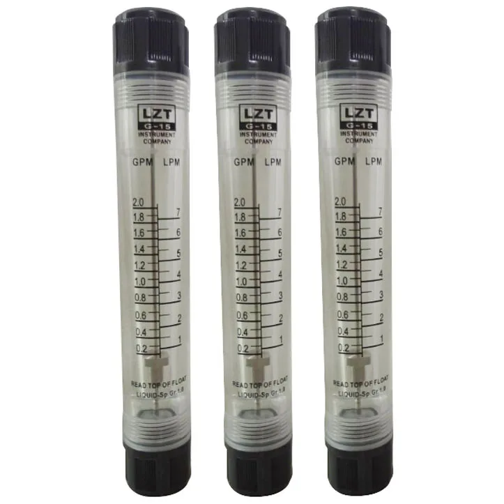 JFBL 1/2" Female Thread 0.2-2.0 GPM 1-7 LPM Water Liquid Inline Flowmeter Rotameter LZT
JFBL 1/2" Female Thread 0.2-2.0 GPM 1-7 LPM Water Liquid Inline Flowmeter Rotameter LZT