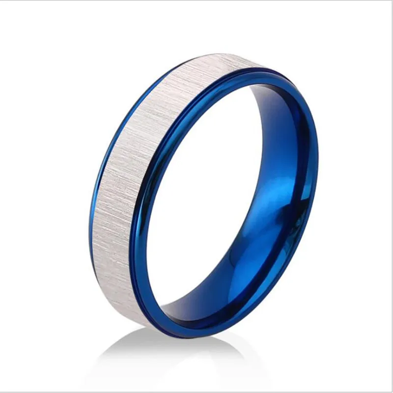 

R018 Titanium Women Men Width 6mm/4mm Rings 316L Stainless Steel IP Plating No Fade Good Quality Cheap Jewelry