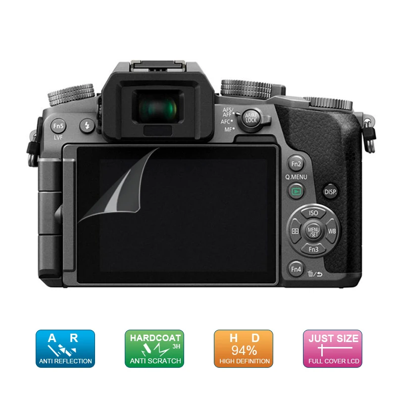 (6 шт., 3 упаковки) Защитная пленка для ЖК-экрана для цифровой камеры Panasonic DMC GX85 GX80 G7 GX7II G8 FZ300 FZ330
(6 шт., 3 упаковки) Защитная пленка для ЖК-экрана для цифровой камеры Panasonic DMC GX85 GX80 G7 GX7II G8 FZ300 FZ330
