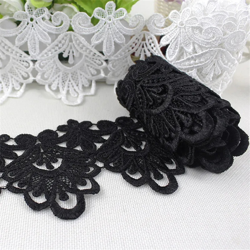 10CM Embroidery French Lace Garment Accessories DIY Black And White Soft Hem polyester fabric lace Water Soluble 1 yard
10CM Embroidery French Lace Garment Accessories DIY Black And White Soft Hem polyester fabric lace Water Soluble 1 yard
