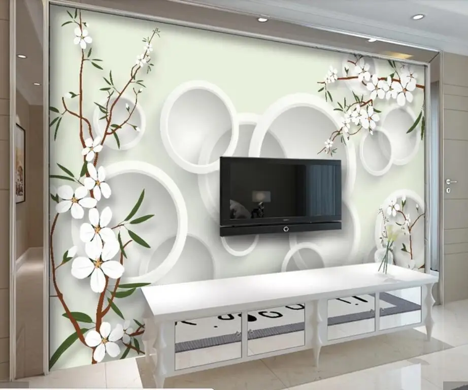 3D Modern Circle Flower Mural Wallpaper Home Wall Art Floral Photo Wall Paper Roll for Living Room Bedroom Contact Paper Custom
3D Modern Circle Flower Mural Wallpaper Home Wall Art Floral Photo Wall Paper Roll for Living Room Bedroom Contact Paper Custom