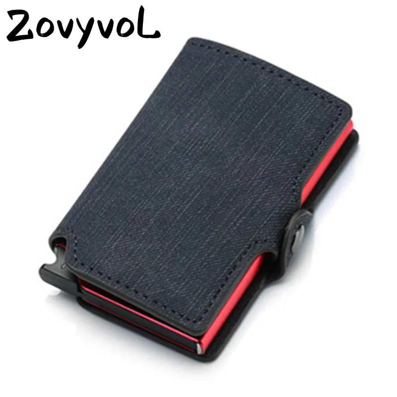 Zovyvol 2019 кошелек для кредитных карт Новый RFID-Блокировка тонкий держатель PU