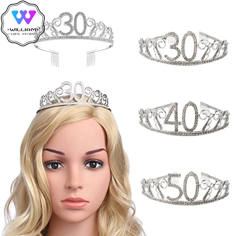 30th 40th 50th на день рождения вечерние украшения для взрослых с украшением в виде