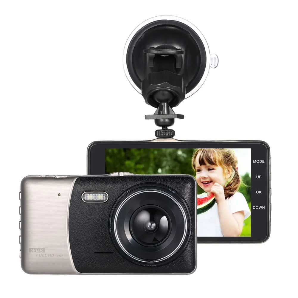 JunHom Full HD 4.0" 1080P LCD Dual Lens Car DVR View Dash Cam Video Camera Recorder Night Vision Parking Monitor Free Shipping
JunHom Full HD 4.0" 1080P LCD Dual Lens Car DVR View Dash Cam Video Camera Recorder Night Vision Parking Monitor Free Shipping
