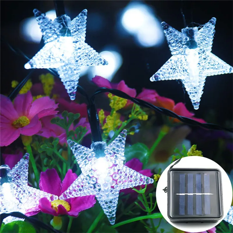 Solar Star String Lights Outdoor Solar Powered Twinkle Fairy Light 5/7/10M LED Decoration For Garden Lawn Patio Trees Xmas Party
Solar Star String Lights Outdoor Solar Powered Twinkle Fairy Light 5/7/10M LED Decoration For Garden Lawn Patio Trees Xmas Party