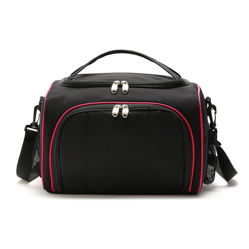 2018 New Casual Lunch Insulated Bag Handbag Double Layer Zipper Oxford Cloth Portable For Picnic Travel 88 LT88 | Багаж и сумки