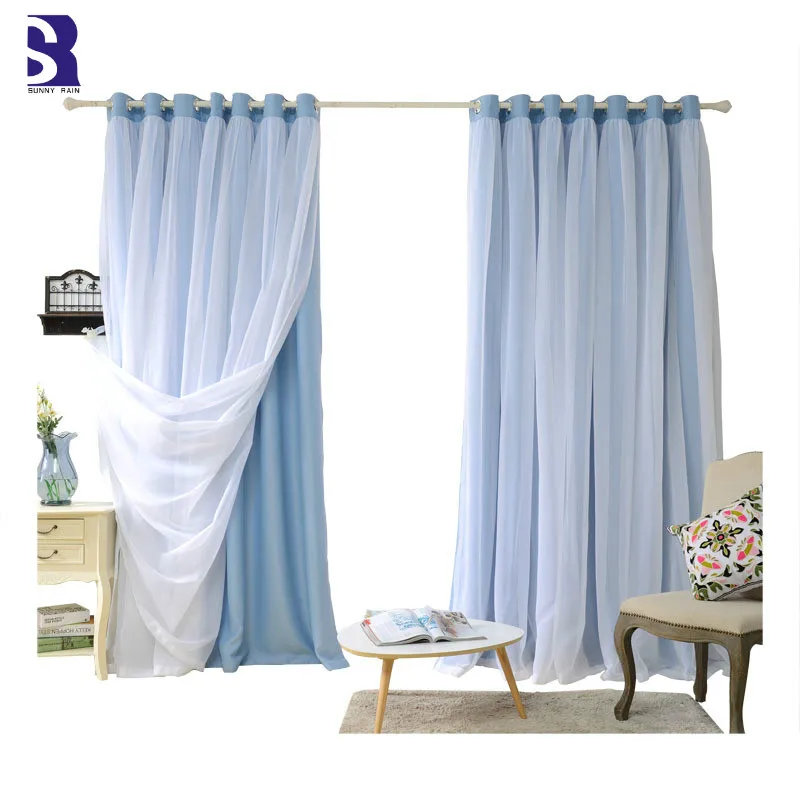 SunnyRain 1-Piece Double-Layer Blackout Curtain for Bedroom Window Curtain Living Room Kids Room Curtains Customizable
SunnyRain 1-Piece Double-Layer Blackout Curtain for Bedroom Window Curtain Living Room Kids Room Curtains Customizable