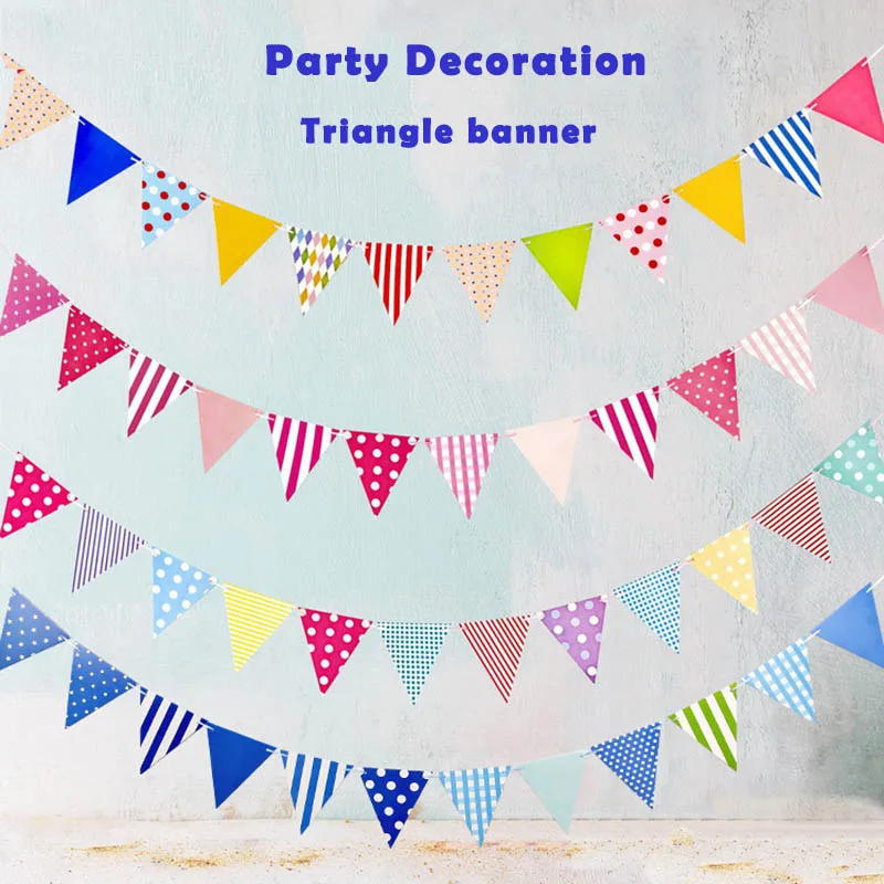 12 Flags Hanging Banners Garland Wall Hanging Bunting Flags Pennant for Baby Shower Wedding Birthday Party Decoration
12 Flags Hanging Banners Garland Wall Hanging Bunting Flags Pennant for Baby Shower Wedding Birthday Party Decoration