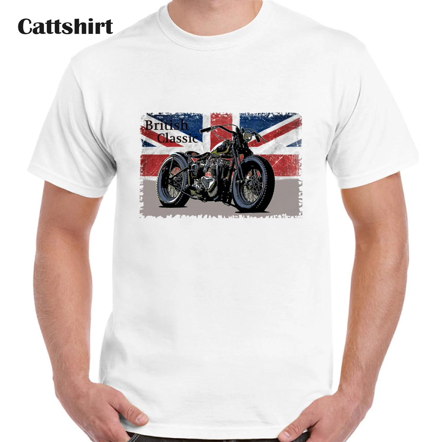 Прохладный Ретро Байкер классический британский мотоцикл Триумф ANT Боб