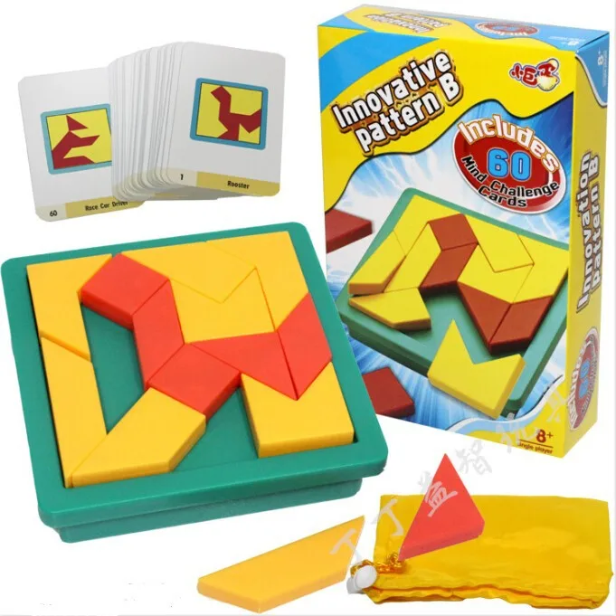 Новая популярная головоломка для интеллектуального интеллекта Tangram, головоломка для интеллектуального мозга, Детская Развивающая игра, подарок для детей
Новая популярная головоломка для интеллектуального интеллекта Tangram, головоломка для интеллектуального мозга, Детская Развивающая игра, подарок для детей